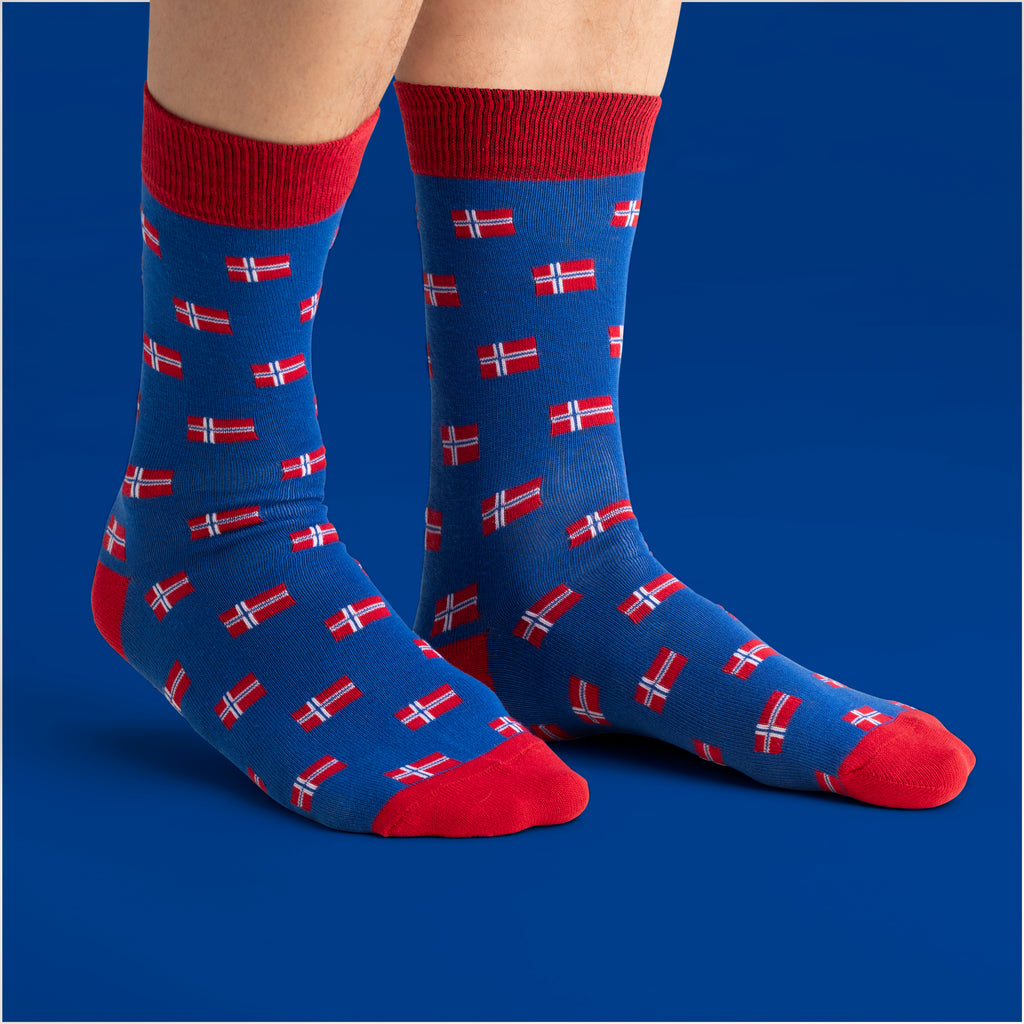 Norweigan Socks - Flagg