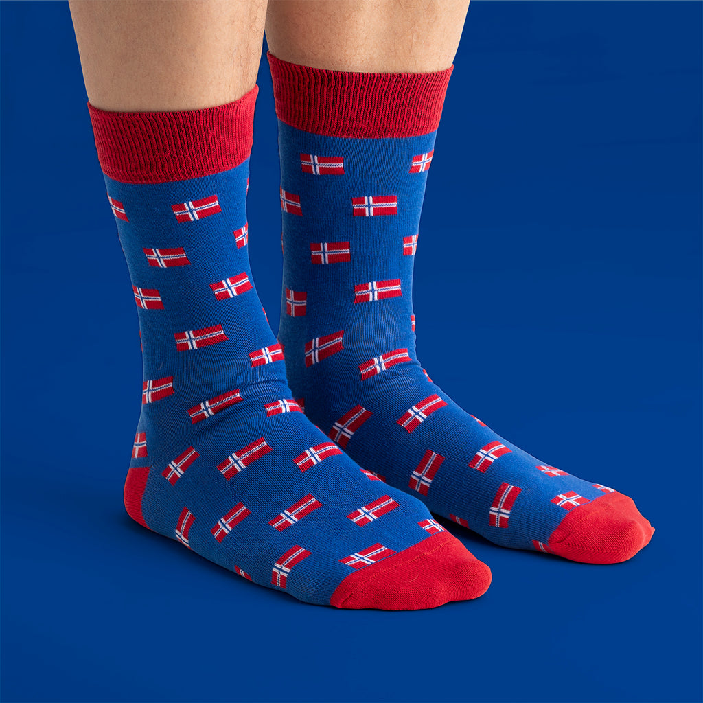 Norweigan Socks - Flagg